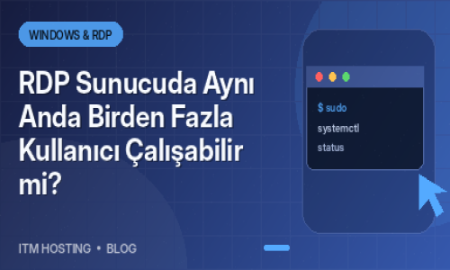 RDP Sunucuda Aynı Anda Birde...