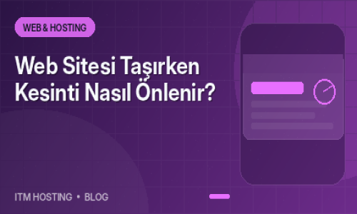 Web Sitesi Taşırken Kesinti ...