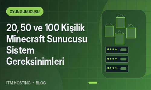20, 50 ve 100 Kişilik Minecr...